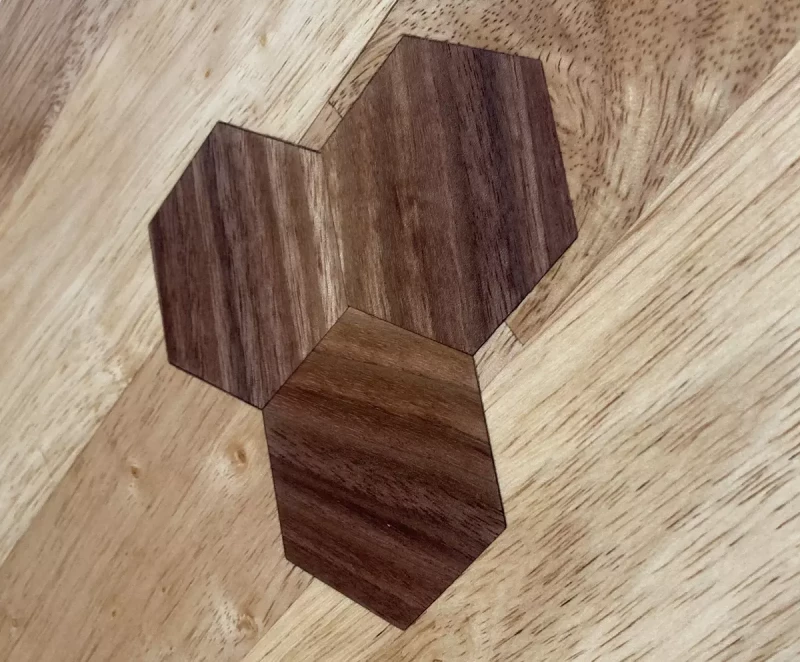 Rubberwood Intarsien